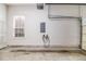 Two car garage with concrete flooring and overhead door at 3499 Henderson Reserve, Atlanta, GA 30341