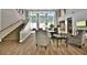 Inviting lobby area with comfortable seating, staircase and modern design at 711 Cosmopolitan Ne Dr # 715, Atlanta, GA 30324
