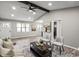 Bright living room features natural light and modern furniture at 4983 Needle Knob Ct, Lithonia, GA 30038