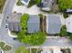 Aerial shot of homes surrounded by lush trees in a well-maintained neighborhood at 2238 Parkview Nw Ct, Atlanta, GA 30318