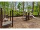 Playground featuring swings and a slide surrounded by lush trees at 2238 Parkview Nw Ct, Atlanta, GA 30318