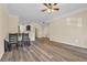 Dining room featuring laminate floors, neutral paint and plenty of light at 2700 Pine Tree Ne Rd # 1015, Atlanta, GA 30324