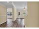 View of entryway with hardwood flooring and light yellow walls at 2700 Pine Tree Ne Rd # 1015, Atlanta, GA 30324