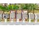 Aerial view outlining property lines, showcasing neighborhood and landscaping at 4531 Claiborne Ct, Duluth, GA 30096