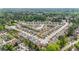 A scenic aerial view shows a residential neighborhood with tree-lined streets and charming houses at 4531 Claiborne Ct, Duluth, GA 30096