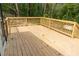 Spacious wood deck is perfect for outdoor entertaining at 6881 Homestead Rd, Rex, GA 30273