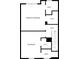 Second floor plan includes the primary bedroom, bedroom, bathrooms, walk-in closets, and staircase at 197 Holcomb Ferry Rd, Roswell, GA 30076