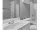 The full bathroom offers a single sink vanity with a shower and tub combo at 3401 Ravensworth Trce, Kennesaw, GA 30144
