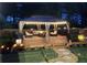Outdoor gazebo featuring night lighting and a lounge area, perfect for evening relaxation at 542 Simonton Ridge Trl, Lawrenceville, GA 30045