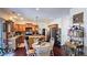 Bright kitchen with stainless steel appliances and a breakfast table and serving area at 542 Simonton Ridge Trl, Lawrenceville, GA 30045