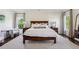 Spacious main bedroom with plenty of natural light and a comfortable bed at 2199 Tayside Nw Xing, Kennesaw, GA 30152