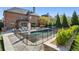 Backyard features a sparkling pool with safety fence, perfect for summer relaxation and entertainment at 2199 Tayside Nw Xing, Kennesaw, GA 30152