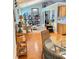 Open-concept floor plan with a view to a living room with hardwood floors at 4025 Mcdowell Dr, Acworth, GA 30101