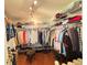 Walk-in closet featuring shelving and rod storage throughout at 4025 Mcdowell Dr, Acworth, GA 30101