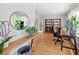 Bright home office space with a console table and ample natural light at 4841 Village North Ct, Atlanta, GA 30338