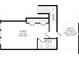 Upstairs floor plan highlighting bonus room, bath and storage area for ample space at 66 English Barn Way, Hiram, GA 30141