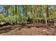View of a wooded lot with mature trees, providing a private and serene setting at 1704 Yarborough Dr, Peachtree City, GA 30269