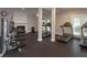 Well-equipped gym featuring treadmills, weight machines, and a mirrored wall for effective workouts at 23310 Plantation Ne Dr, Atlanta, GA 30324