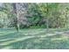 Green backyard with lush trees and plenty of natural light at 5690 Abbotts Bridge Rd, Johns Creek, GA 30097