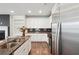 Kitchen with stainless steel appliances and granite countertops at 787 Belrose Dr, Smyrna, GA 30080