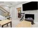 Finished basement with a staircase and open layout at 6023 Brookside Oak Cir, Norcross, GA 30093