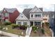 Charming two-story home featuring a covered front porch and beautifully landscaped yard at 1536 Drew Nw Dr, Atlanta, GA 30318