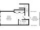 Second floor plan with bonus room, bedroom, additional bathroom, and attic storage at 44 English Barn Way, Hiram, GA 30141