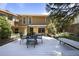Backyard features a wooden deck with an outdoor dining area at 3025 Greenfield Dr, Marietta, GA 30068