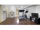 Finished basement with an exercise area and playroom at 3025 Greenfield Dr, Marietta, GA 30068