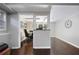 Finished basement showcasing a home office at 3025 Greenfield Dr, Marietta, GA 30068