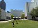 Outside the High Museum of Art, people gather in the courtyard at 145 15Th Ne St # 435, Atlanta, GA 30309