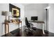 Inviting office area with modern desk, executive chair and decorative furniture at 145 15Th Ne St # 435, Atlanta, GA 30309