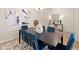Elegant dining room featuring modern decor and a large table, perfect for hosting memorable dinner parties and gatherings at 2706 Sw Riverpine Lot 176 Sw Trl, Atlanta, GA 30331
