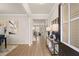 Inviting entryway with hardwood floors, elegant decor, offering a warm welcome into the home at 2706 Sw Riverpine Lot 176 Sw Trl, Atlanta, GA 30331