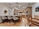 Gourmet kitchen with a large island, stainless steel appliances, and custom cabinetry at 6273 Clapham Ln, Johns Creek, GA 30097