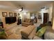 Spacious upper-level living room with comfortable seating and a ceiling fan at 985 Forest Knoll Court, Lithia Springs, GA 30122