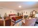 Bedroom with a sleigh bed, bedside table and cluttered decor, and an area rug at 2985 Duke Of Gloucester, Atlanta, GA 30344