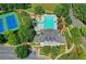Gorgeous community pool with spa, lounge seating, and playground, providing ample recreational opportunities at 1806 Royal Troon Ct, Duluth, GA 30097