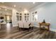 Dining room with lots of light, seating for six and open concept design at 1762 Patrick Rd, Dacula, GA 30019