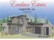 Modern home design with mixed materials, large windows, and a flat roof in a suburban setting at 1906 Knight Cir, Loganville, GA 30052