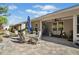 Spacious backyard with patio area with seating, ideal for outdoor gatherings at 201 Aster Ct, Canton, GA 30114