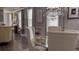 Elegant dining room showcases a crystal chandelier, designer seating, and decoratively painted walls at 1179 Bennett Creek Overlook, Suwanee, GA 30024