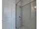 Modern bathroom with frameless glass shower and white subway tile at 3364 Old Concord Se Rd, Smyrna, GA 30082