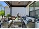 Inviting outdoor patio with stylish furniture, perfect for relaxing and entertaining in comfort at 3364 Old Concord Se Rd, Smyrna, GA 30082