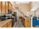 Well-equipped kitchen seamlessly flows into the living area, perfect for modern living and entertaining at 704 Williamsburg Ct, Villa Rica, GA 30180