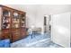 Dining area with wooden hutch and view to the hallway at 782 Ridgeland Trl, Clarkston, GA 30021