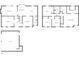 Detailed floor plan showcasing the layout of the bedrooms, bathrooms and garage at 4510 Trumble Ter, Snellville, GA 30039