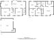 Detailed floor plan showcasing the layout of the bedrooms, bathrooms and garage at 4510 Trumble Ter, Snellville, GA 30039