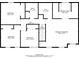 Detailed floor plan showcasing the layout of the bedrooms and bathrooms at 4510 Trumble Ter, Snellville, GA 30039