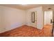 Bright bedroom featuring hardwood flooring and a closet at 1181 Church St # D, Decatur, GA 30030